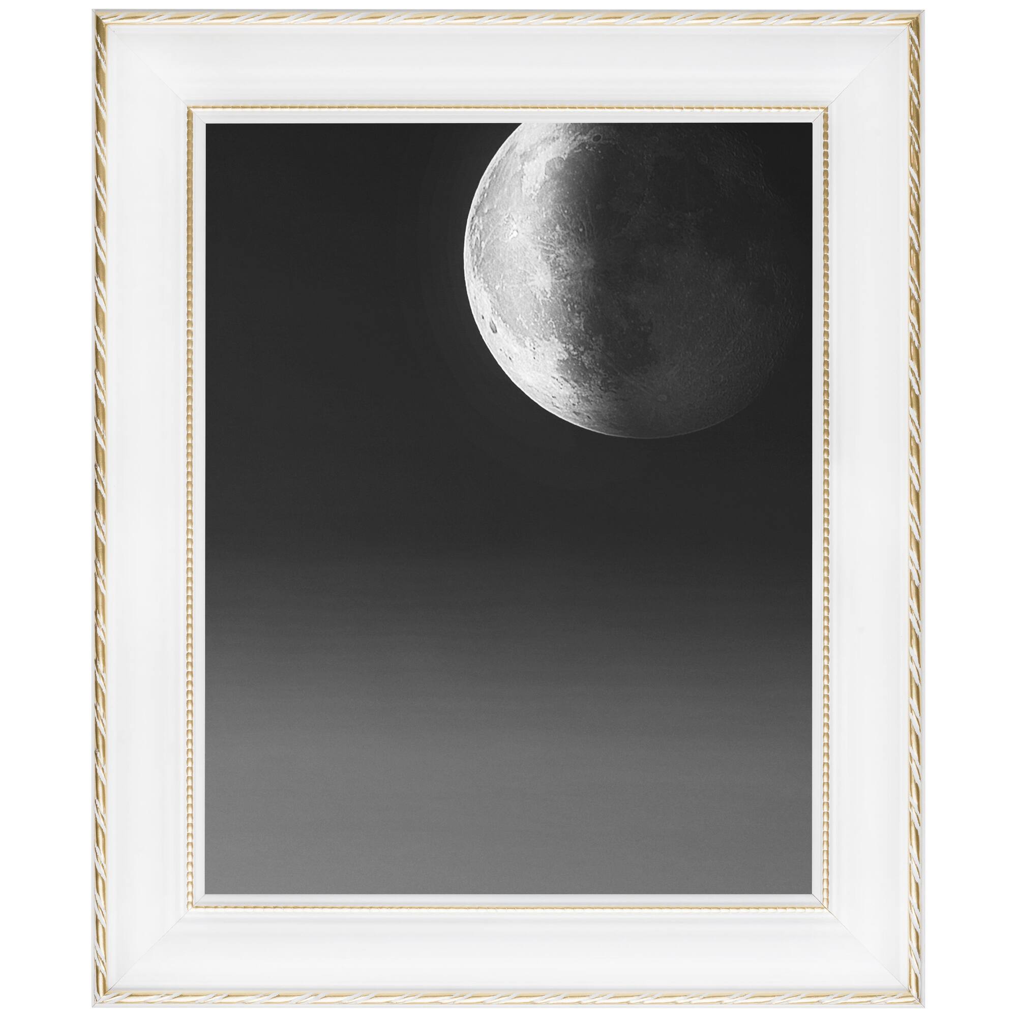 Craig Frames Victoria White & Gold Picture Frame